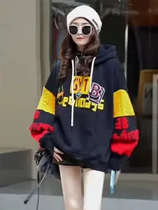 [GEYANTU] 771 hat and velvet stitching warm winter sweater printing Internet celebrity fashion version
