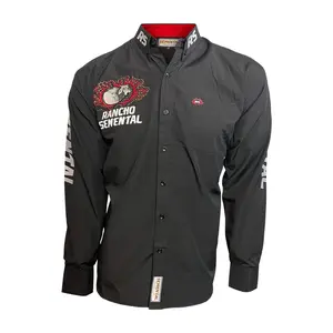 RANCHO SEMENTAL Black Long Sleeve Shirt