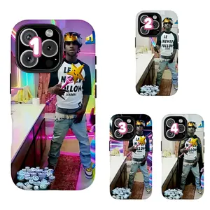 Chief Keef Hip-Hop Collage Tough Case 2-in-1 Protective Cover for Suitable for iPhone 17/16/15/14/13/12/11 Pro Max/Plusand Samsung Galaxy S23-25, shock-absorbing, anti-drop protective case, lightweight, new fashion trend design