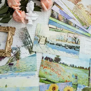 30 Monet Art Postcards Box Set, Decorative Cards, Perfect Gift, High-Quality Paper, Ideal for Collectors & Enthusiasts
