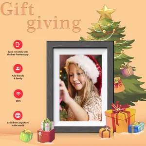 Digital Picture Frame 10.1 inch, WiFi Digital Photo，Touch Screen, Auto-Rotate, Easy Setup to Share Decor Gift
