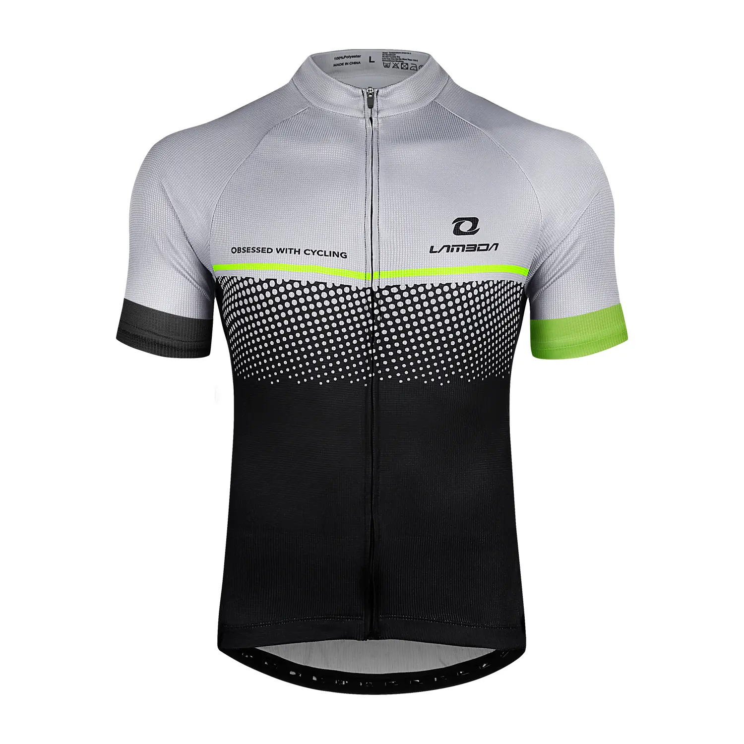 LAMEDA Men's Cycling Jersey Breathable Lightweight Bike Jersey Short Sleeve Quick Dry Moisture Wicking Biking Shirts