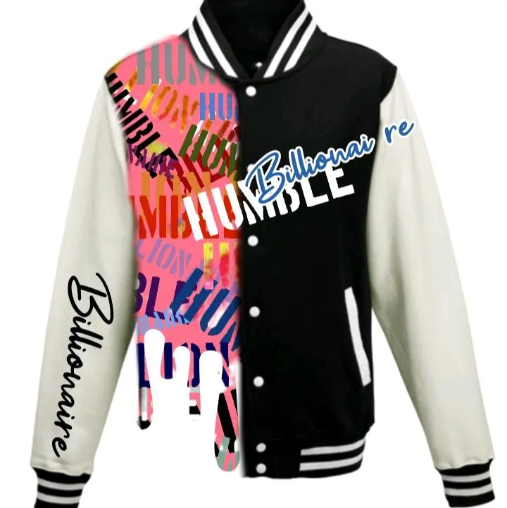 Humble Billionaire Unisex Varsity Jacket for Women and Men - Comfortable Fit & Versatile Casual Wear