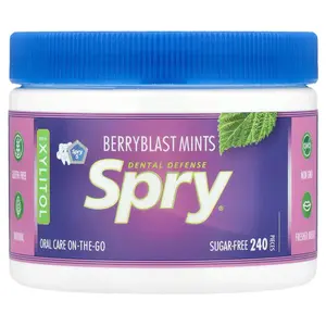 Xlear Spry, Berryblast Mints with Xylitol, Sugar Free, 240 Pieces