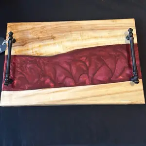 Handmade Epoxy River Charcuterie Board