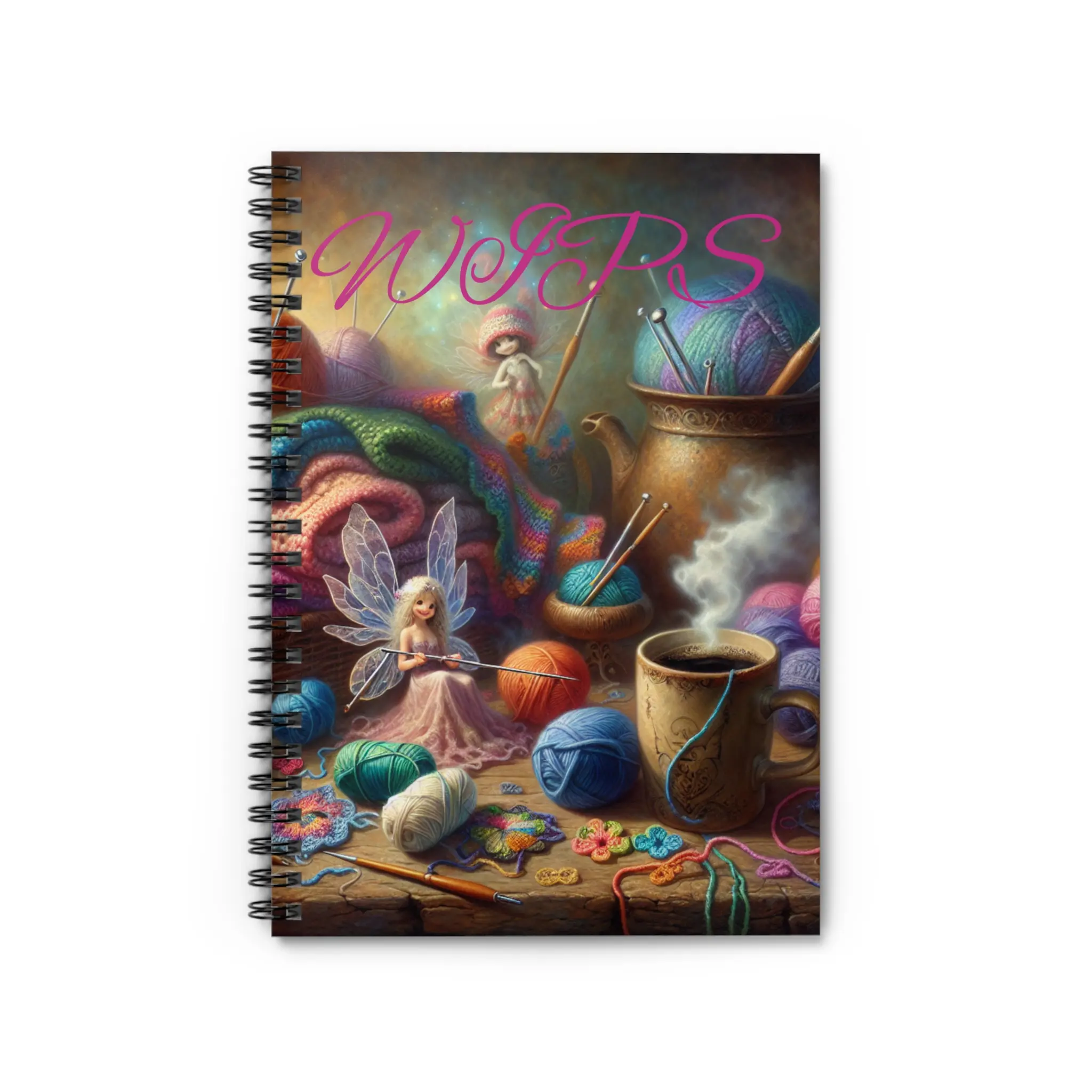 Perfect Crochet Companion: WIP Notebook for Tracking Your Projects, Crochet Notebook, WIP Tracker, Crocheters Of TikTok, Yarn Life, Spiral Notebook - Ruled Line
