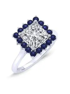 Dicentra - Princess Moissanite Engagement Ring