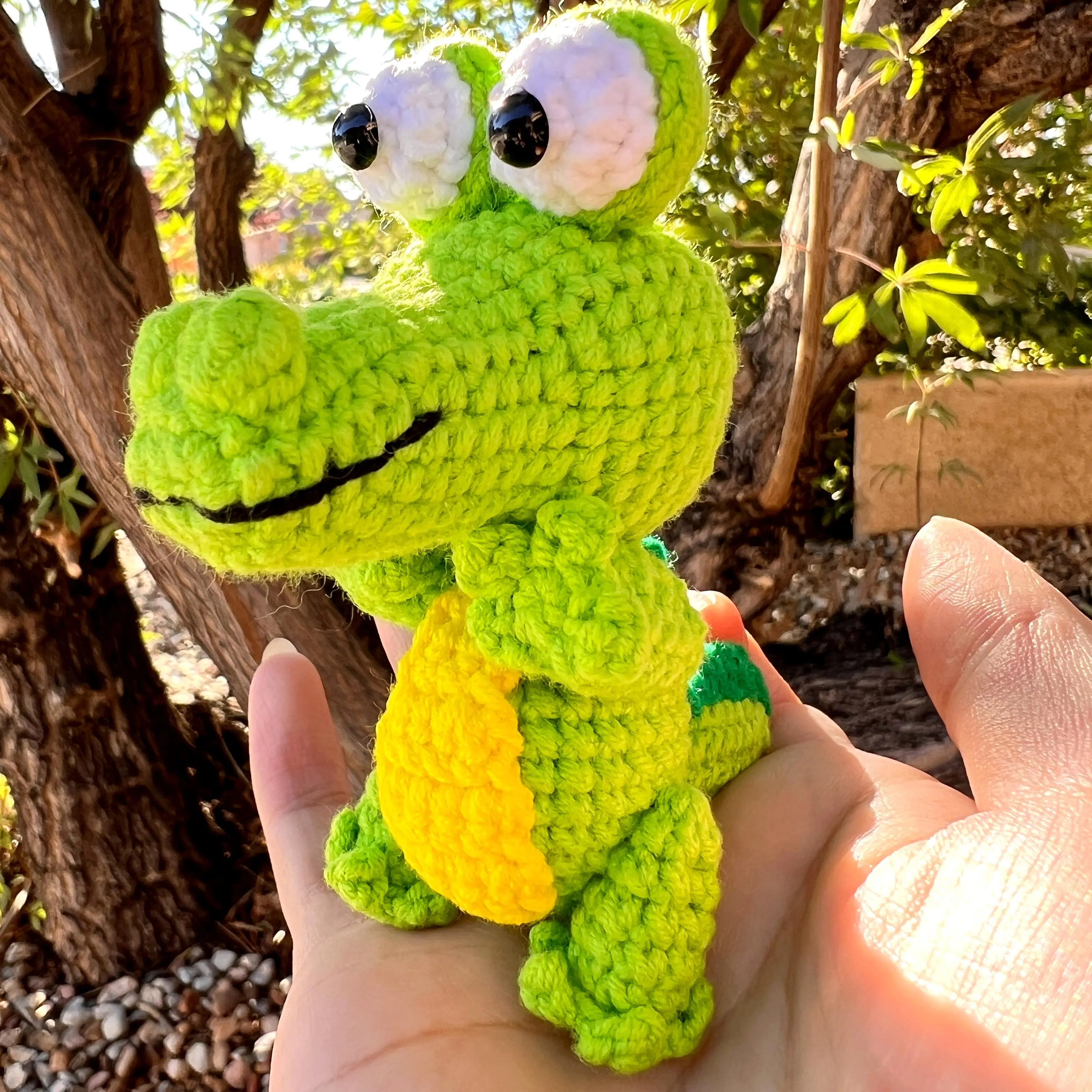 Crochet Amigurumi Alligator Crocodile Home Decor  - Unique Gift To Friends, Family, and Yourself - Handmade with Love