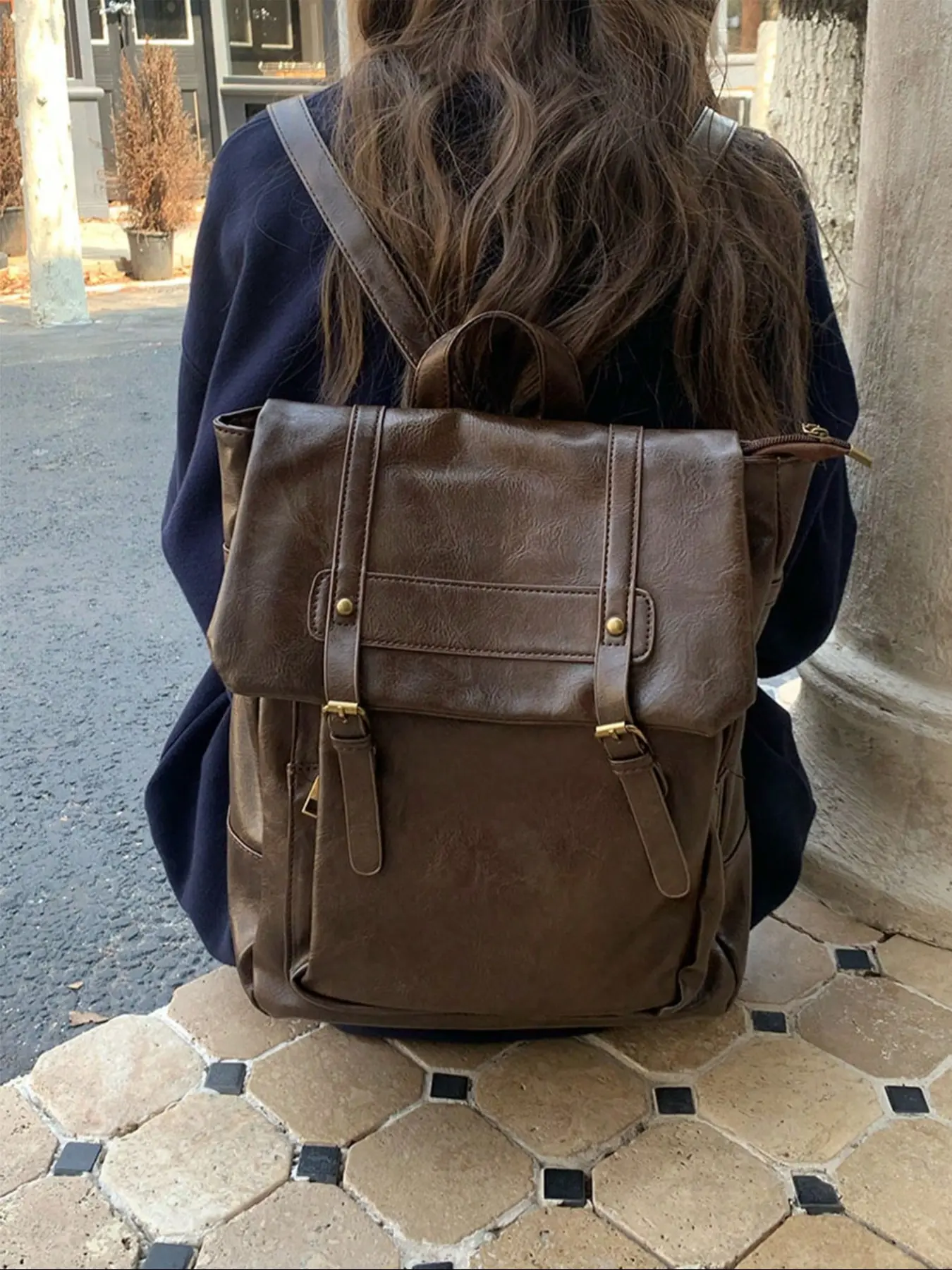 Japanese Jk Uniform Academy Style Shoulder Bag, New Vintage Cambridge Backpack, College Student Bookbag, Large Capacity Commuter Backpack, Casual Lightweight Backpack, Everyday Backpack, School Backpack Bookbag, Casual Daypack Backpacks