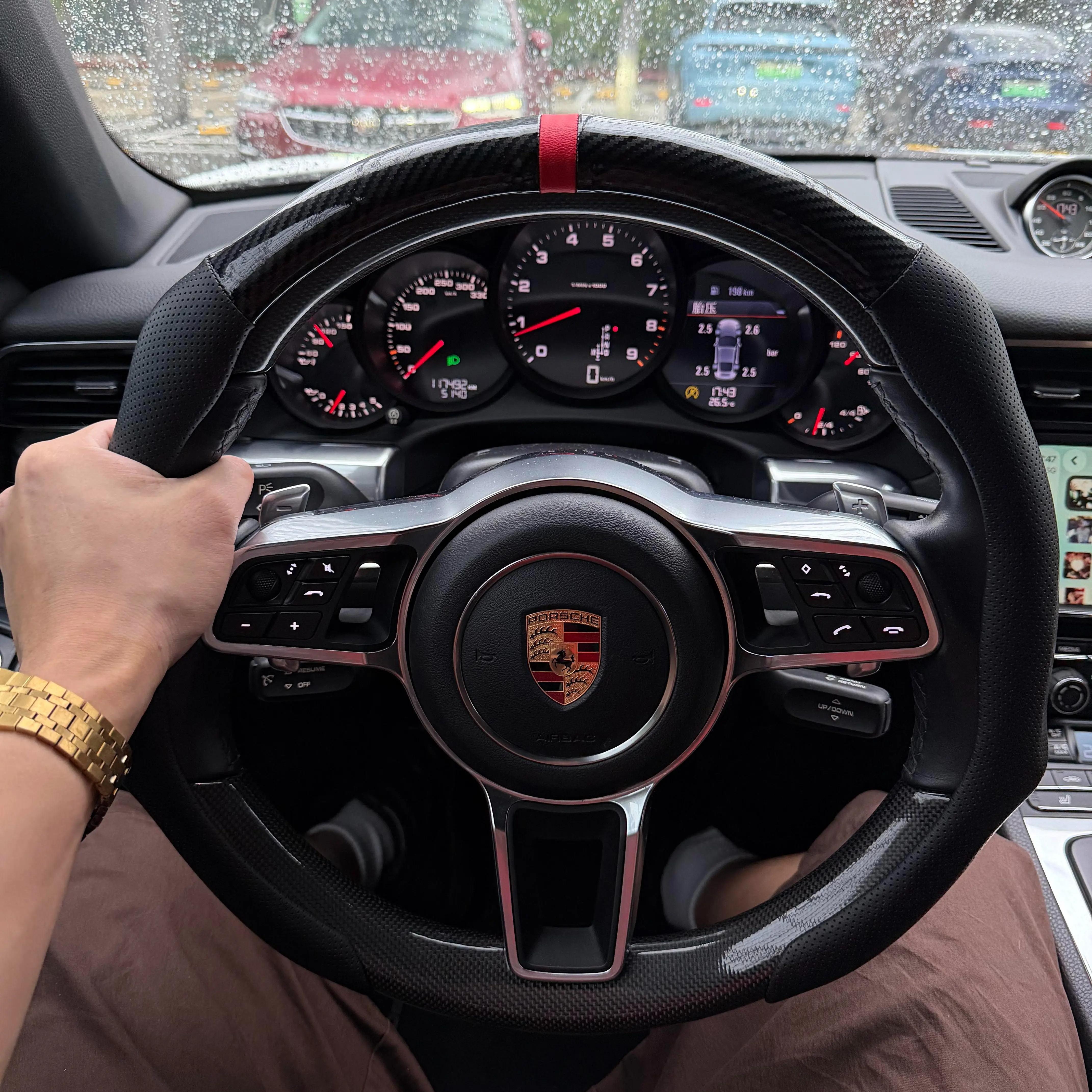2026 New Nappa Leather Universal Car Steering Wheel Cover - Non-Slip, Breathable, Ultra-Thin All-Season Protector with Modern Sport Design, Multiple Color Options, Quick Installation Car Interior Accessory