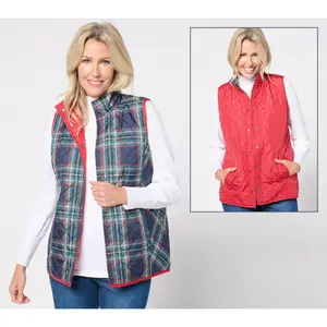 Jingle Belles by Kim Gravel Totally Tartan Reversibelle Vest