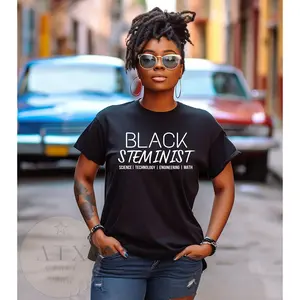 Black Steminist Stem Graduation Gift Steminist Shirt Black Engineer Black Excellence Shirt Women In Stem Shirt Women Engineer WStemi
