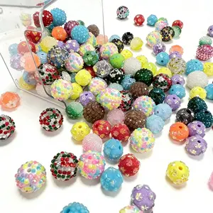 50g Colorful Bead Material Pack, Sparkling Dopa Wind Loose Beads, Perfect for Phone Chain & Bracelet Making, DIY Jewelry Supplies