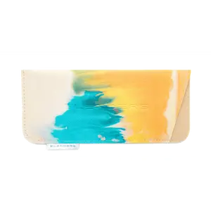 Blenders Eyewear Dye Sleeve - Sleek Neoprene Lens Pouch with Microfiber Interior for Sunglasses Protection - Unisex, Ultra-Light, Foldable Design - Perfect for Travel & Daily Commutes