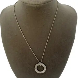 Pre-owned Tiffany & Co. 1837 Circle Pendant Necklace – Sterling Silver