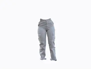High Waist Cargo Pants High Waist Cargo Pants