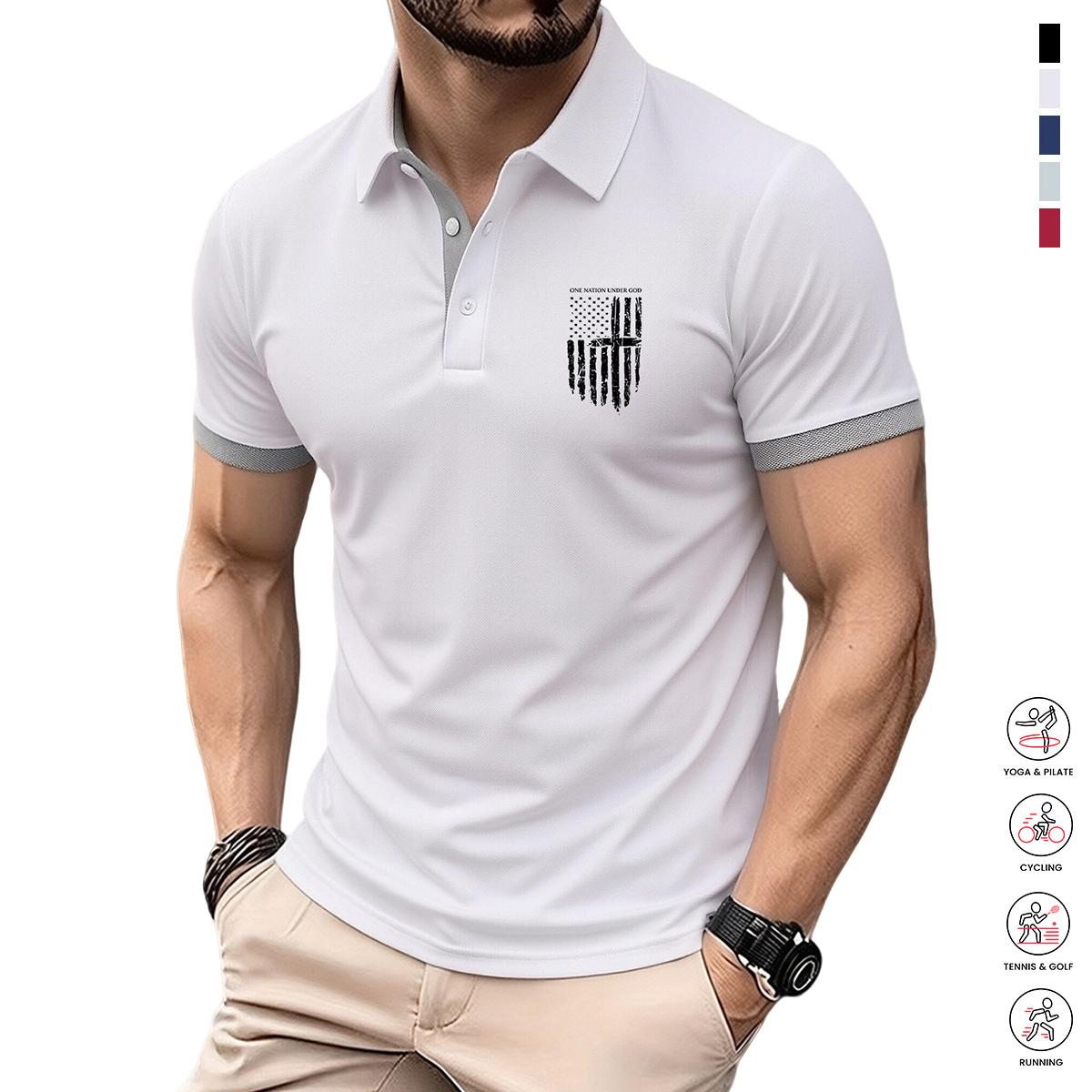 Men’s 3-Piece Polo Shirt Set — Men’s casual polo shirts, suitable for work, golf, travel, and everyday wear