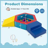 100 Ocean Balls Included, Colorful, 3-in-1 Toys