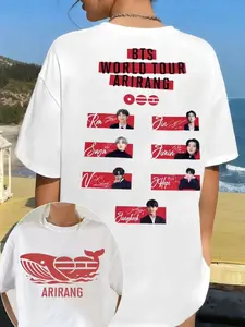 [Sale up to 30%] + [FREE SHIP] Bangtan Boys World Tour 2026 Ariang Shirt , Bangtan Boys 2-Sided Graphic Tee, Boybang Merch, Kpop Fan Gift, Army fan gift  .