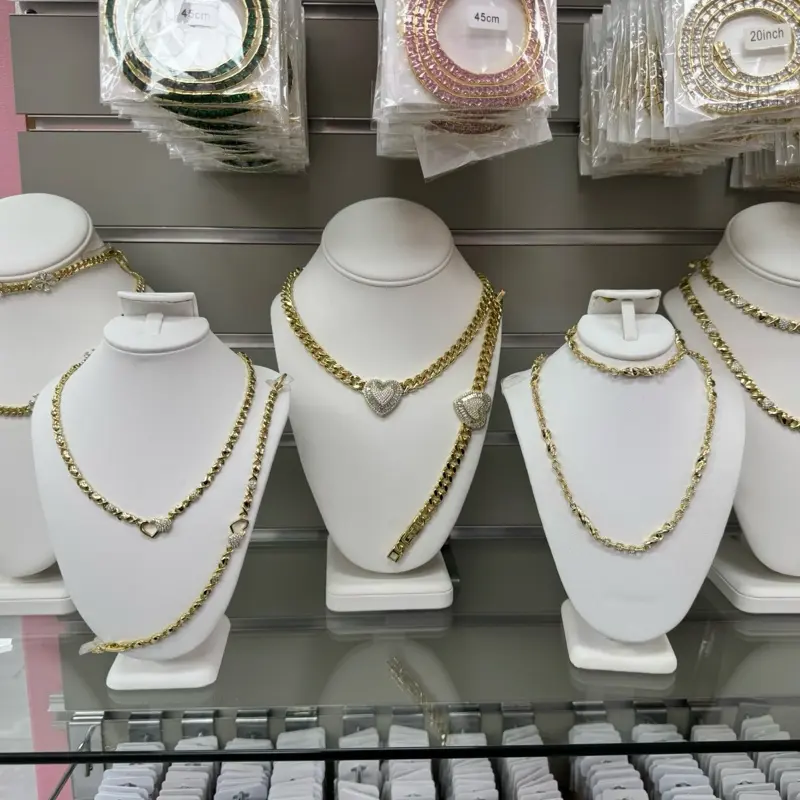 Lote gargantilla y pulsera alta calidad