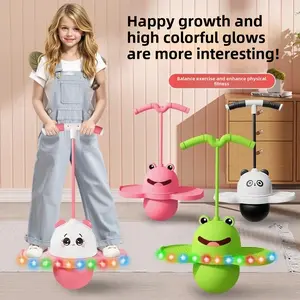 American Super New Product, LED Children's Light-Up Bouncing Ball, Balance Fitness Toy, Sports For Adults, Boys And Girls Practice High Jump Toy, Holiday Gift