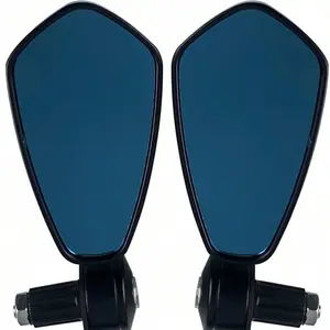 Motorcycle Rearview Mirror, 22mm CNC Handlebars High-definition Rearview Mirror, Adjustable Off-road Motorcycle Accessories for Enhanced Safety