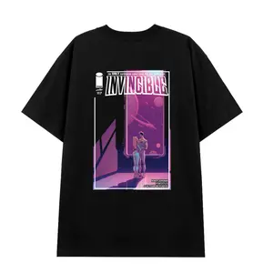 Retro Invincible Viltrumite Movie Graphic Tee, Cotton Shirt, Unisex Oversized Tshirt Menswear Top Streetwear Tropical