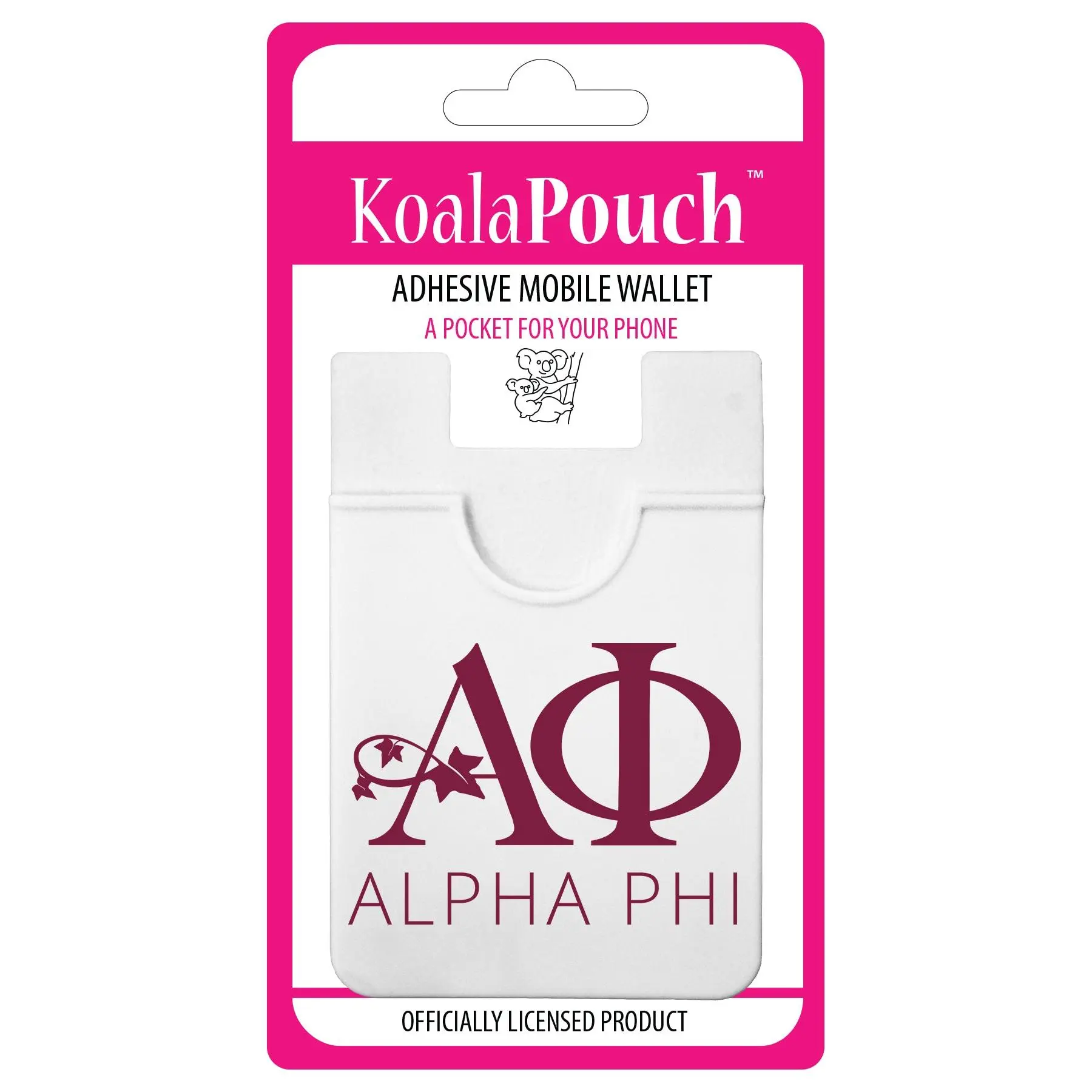 Alpha Phi Koala Pouch - Logo Design 2020