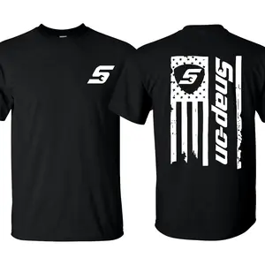 Snap-On American Flag T-Shirt – USA Flag, Perfect for Garage Enthusiasts and Automotive Fans Menswear Top graphic tees men gifts Streetwear Tshirt
