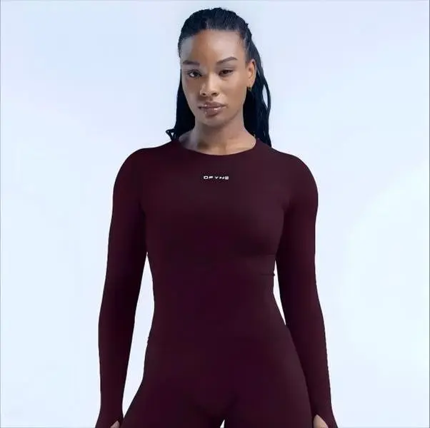 DFYNE Defy Long Sleeve Top[Not Set] - Seamless shaping design, hip-lifting design, women's sportswear, suitable for yoga, fitness, cycling, hiking, running, sports, outdoor leisure and other occasions