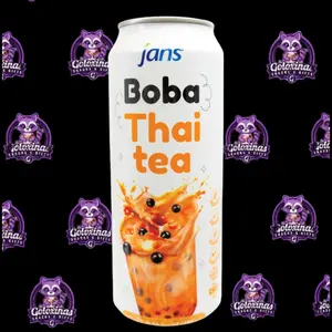 Boba Thai Tea Drink - Refreshing Beverage