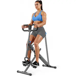 Squat Machine,  R07 2 in 1 Squat Rowing Machine, Easy Setup & Foldable Exercise Equipment, Glute Trainer Machine, Glutes & Leg Home Workout Machine