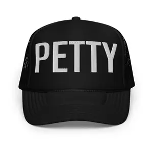 PETTY Collection - Wicked White Foam Trucker