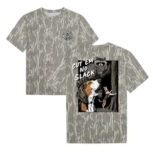 Pull Time Shirt | Cut 'Em No Slack - Mossy Oak Bottomland Tee For Men - Mossy Oak 3D Shirt, Hunting 3D Tee, Ideal For Sports And Everyday Wear, Gift For Men