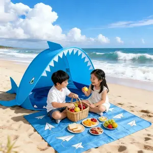 Beach Game Tent, Foldable Small Tent for Indoor and Outdoor Use, Baby Playhouse, Secret Base for Kids, Fun and Safe Play Area