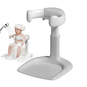 Baby Bath Stand, Foldable Standing Bathtub for Baby, Shower Stand and Bath Support for Infants and Toddlers (6–36 Months), Non-Slip Adjustable Baby Standing Support