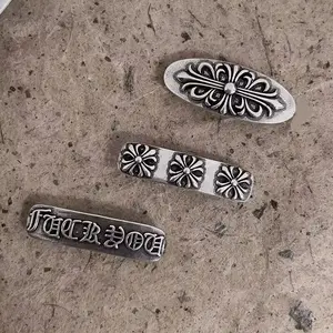 Dark Vintage Retro Cross Hair Clip Metal Bobby Pin Bangs Side Clip