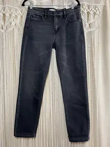 Jordan Non-Distressed Black Denim Jeans