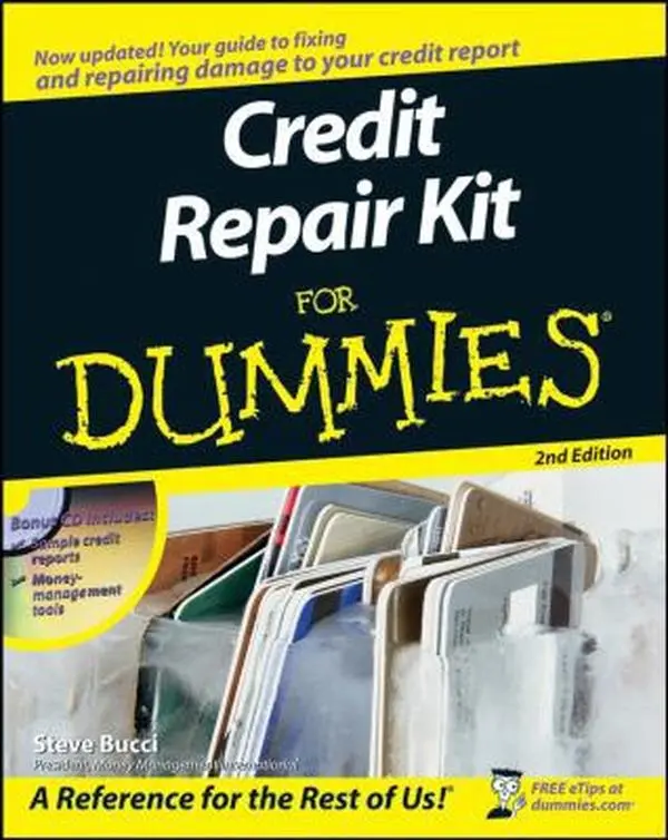 USED Book - Credit Repair Kit For Dummies by Stephen R. Bucci (Paperback) - english