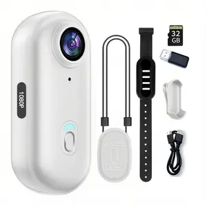 MUOXUEQN 4K Thumb Action Camera. Portable camera, magnetic action camera, outdoor action camera, vlogging camera—perfect for cycling, motorcycling, skiing, hiking, travel, and capturing everyday moments.