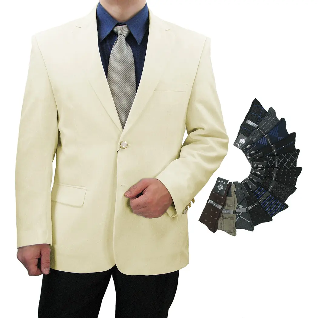 Men's Regular-Fit Blazer Ivory