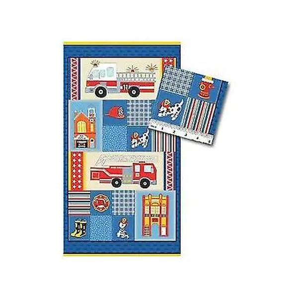 My Little Town Panel 23 x 44 inch by Benartex Cotton Fabric