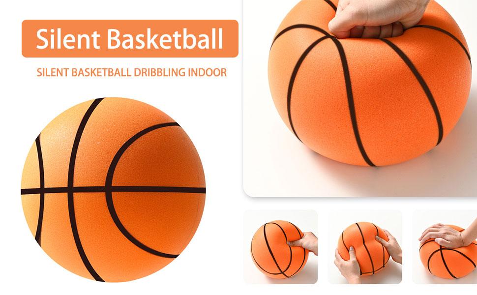2025 New Silent Foam Basketball for Indoor & Outdoor Dribbling Training - Quiet Bouncing Ball for Kids & Youth foam basketball basketball  hoop indoor training indoor silent basketball silent basketball hoop mini basketball interesting gift