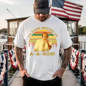 JeansFly Key And Peele Shirt, Ya Done Messed Up Aaron Vintage,  Quote Unisex T Shirt, Sunset Design Retro