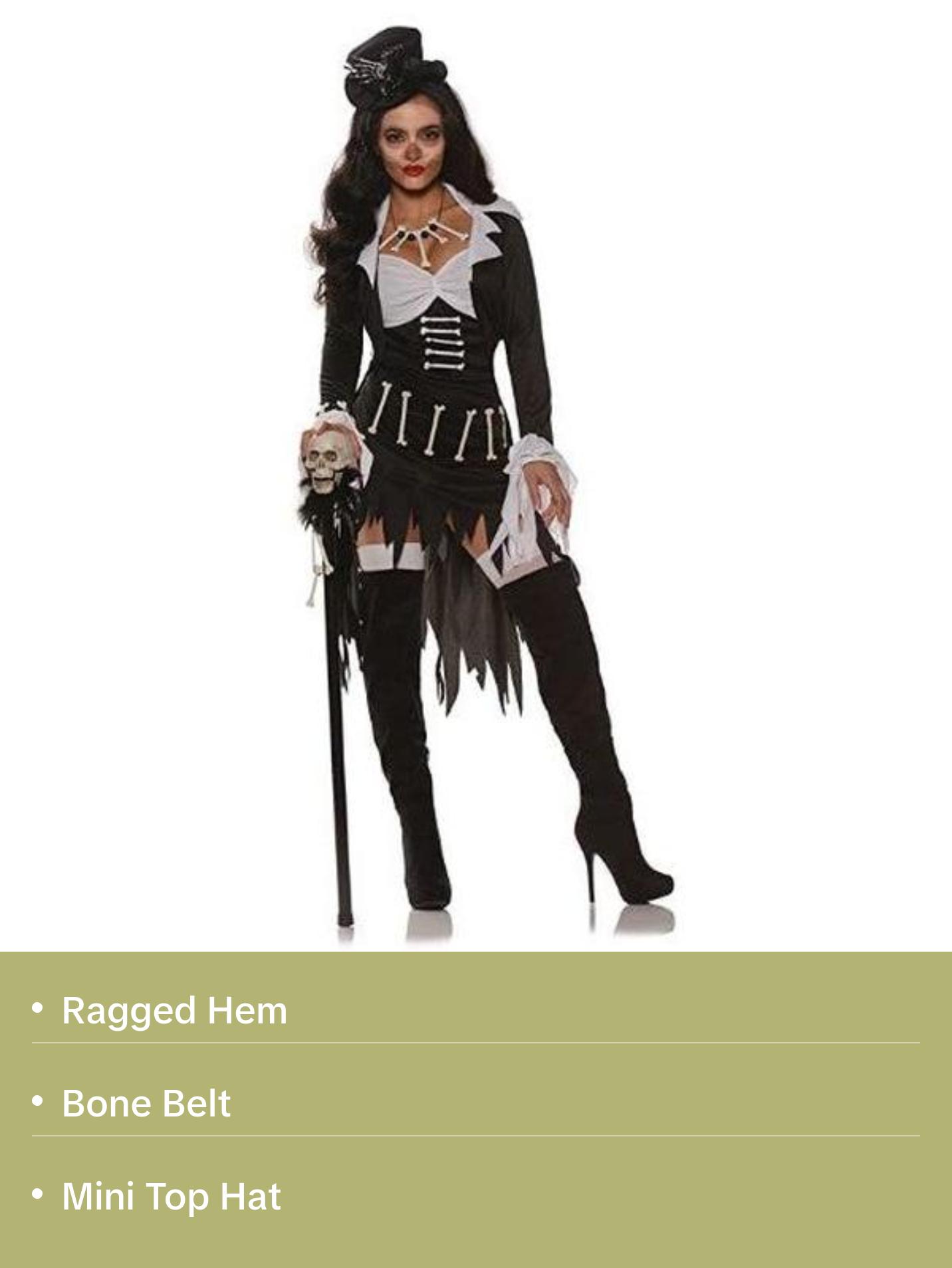Witch Doctor - Voodoo Priestess - Costume - Adult - 2 Sizes