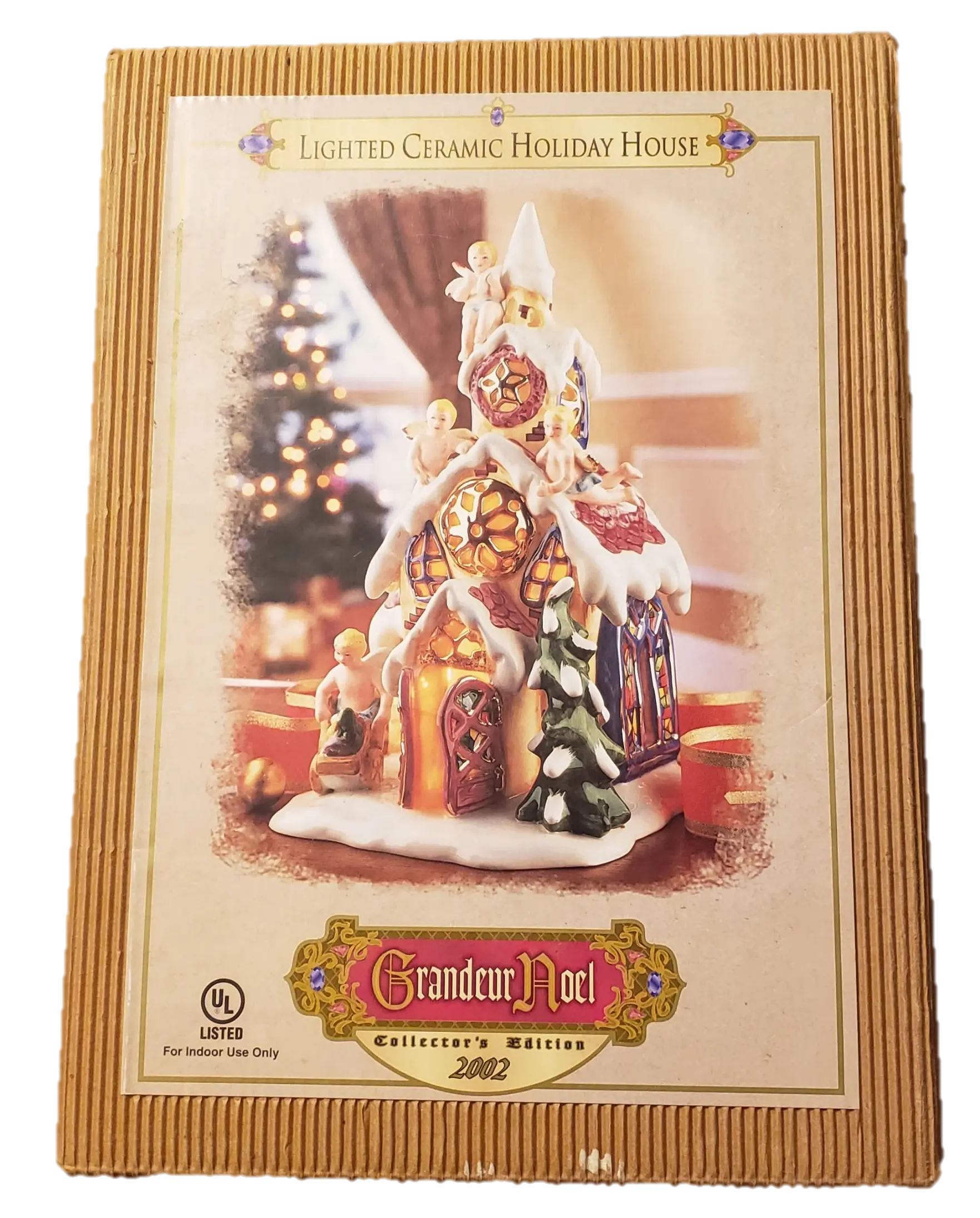 Grandeur Noel Collectors Edition Lighted Ceramic House