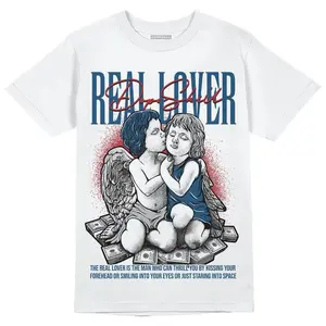 DopeSkill Graphic Tees French Blue 12s Streetwear Unisex Cool T-Shirt Sneaker Colour Matching Real Lover Graphic