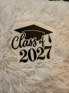 Class Of 2027 Car Decal