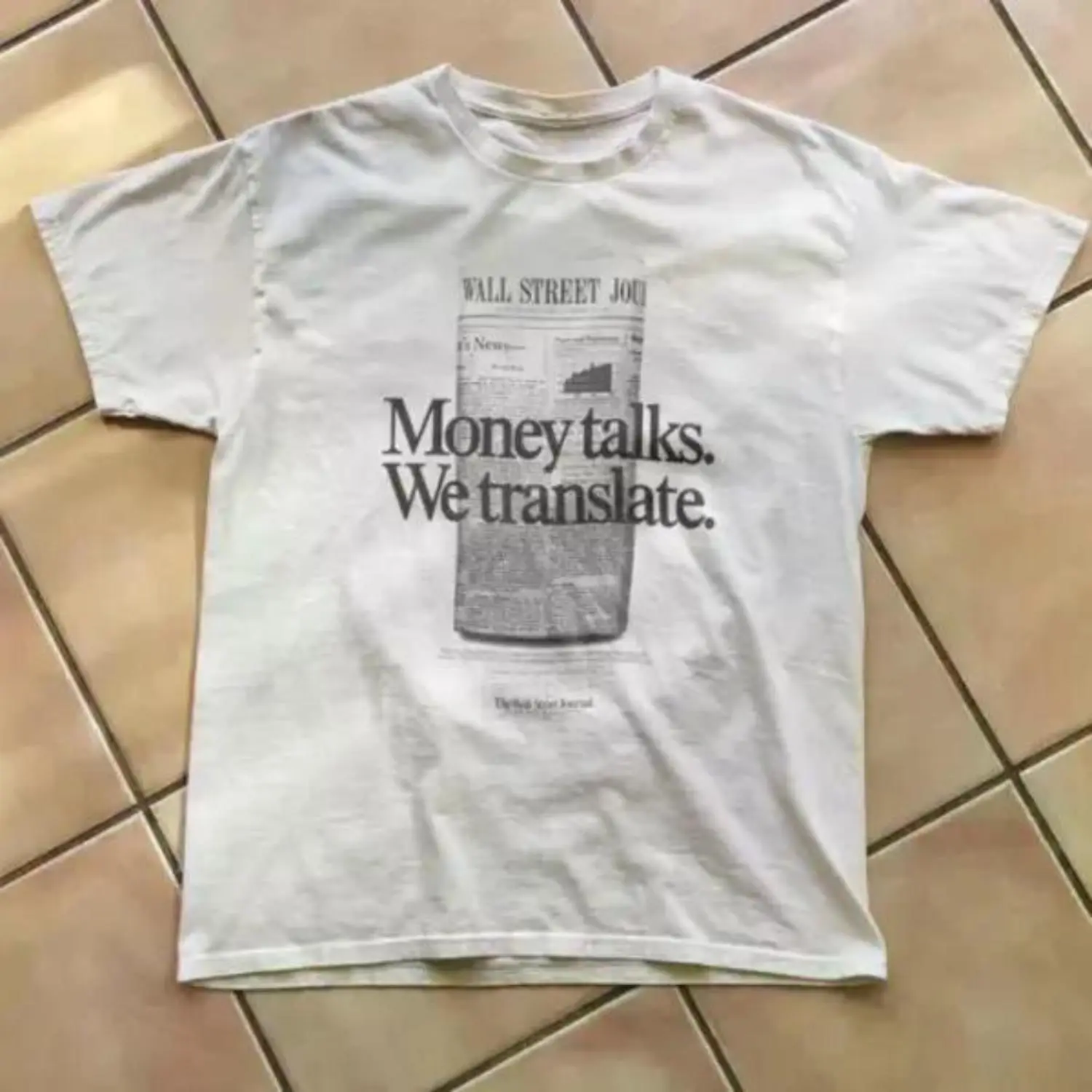 Vintage "Money Talks" Ad Campaign T-Shirt, Unisex Gift for Him & Her