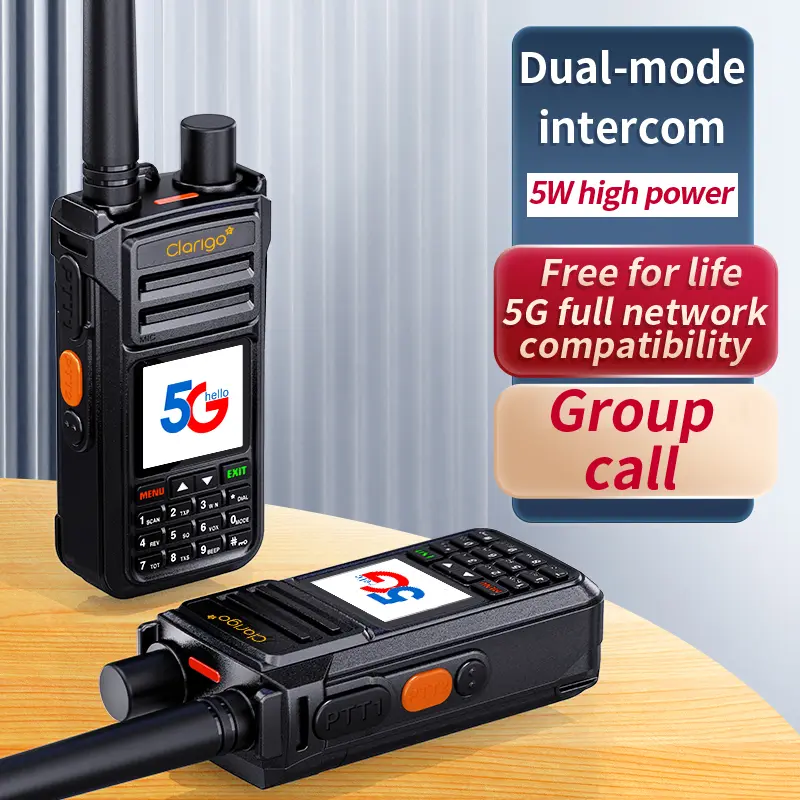 Clarigoc V1-9118 Nationwide Coverage Walkie Talkie, Mini Handheld Two-Way Radio for Security, Construction Site, Office & Fleet Use.Minimum order quantity: 10 units.